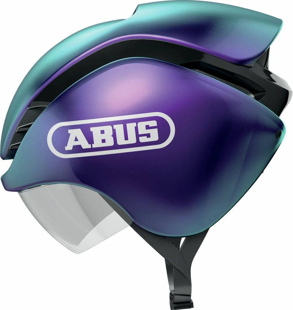 Abus Cykelhjelm GameChanger TRI Flip Flop Purple Shiny 3 Abus Cykelhjelm GameChanger TRI Flip Flop Purple Shiny