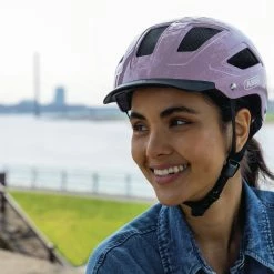 Abus Cykelhjelm Hyban 2.0, Mellow Mauve -MIPS Cykelhjelme Salg 2023 abus cykelhjelm hyban 20 mellow mauve 2