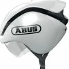 Abus Shiny White GameChanger TRI Cykelhjelm -MIPS Cykelhjelme Salg 2023 abus shiny white gamechanger tri cykelhjelm