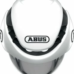 Abus Shiny White GameChanger TRI Cykelhjelm -MIPS Cykelhjelme Salg 2023 abus shiny white gamechanger tri cykelhjelm 2