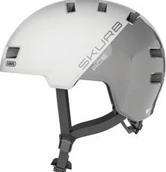 Abus Skurb ACE Silver White - Cykelhjelm