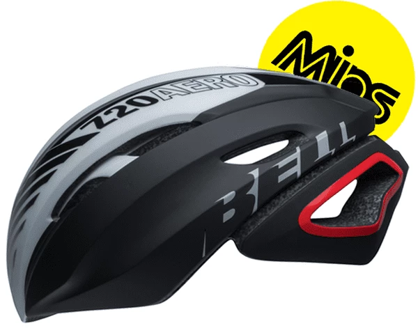 Bell Z20 Aero Mips Cykelhjelm, Sort/hvid/crimson 3 Bell Z20 Aero Mips Cykelhjelm, Sort/hvid/crimson