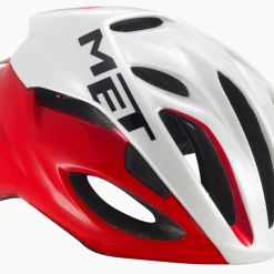 MET Hjelm Rivale Rød/hvid (54-58)