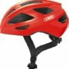 Abus Macator Shrimp Orange Cykelhjelm -MIPS Cykelhjelme Salg 2023 macator shrimp orange fra abus cykelhjelm