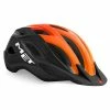 MET Cykelhjelm Crossover Black Orange/Glossy