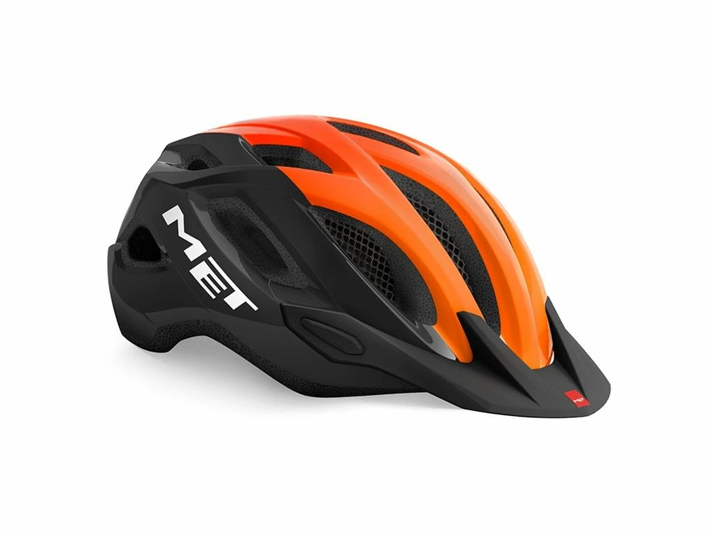 MET Cykelhjelm Crossover Black Orange/Glossy 3 MET Cykelhjelm Crossover Black Orange/Glossy