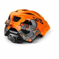 MET Cykelhjelm Eldar Orange Octopus/Matt -MIPS Cykelhjelme Salg 2023 met cykelhjelm eldar orange octopusmatt 2