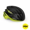 MET Cykelhjelm Estro MIPS Black Lime Yellow Metallic/Glossy -MIPS Cykelhjelme Salg 2023 met cykelhjelm estro mips black lime yellow metallicglossy