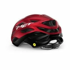 MET Cykelhjelm Estro MIPS Red Black Metallic/Glossy -MIPS Cykelhjelme Salg 2023 met cykelhjelm estro mips red black metallicglossy 2