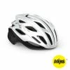 MET Cykelhjelm Estro MIPS White Holographic/Glossy 2 MET Cykelhjelm Estro MIPS White Holographic/Glossy -MIPS Cykelhjelme Salg 2023 met cykelhjelm estro mips white holographicglossy