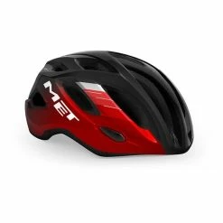 MET Cykelhjelm Road IDOLO - Black Metallic Red/Glossy