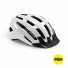 MET Helmet Downtown MIPS White/Glossy -MIPS Cykelhjelme Salg 2023 met helmet downtown mips whiteglossy