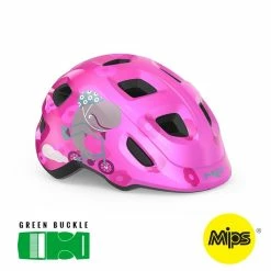 MET Hooray MIPS Pink Whale/Glossy - Børnecykelhjelm